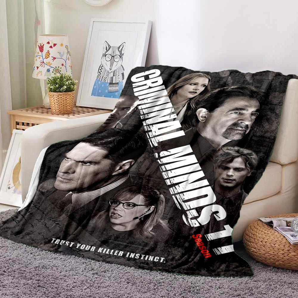 Criminal Minds Flannel Blanket Throw Blanket Soft Warm Sofa Bed Camping Car home Decor Unique Christmas Gift C9302640