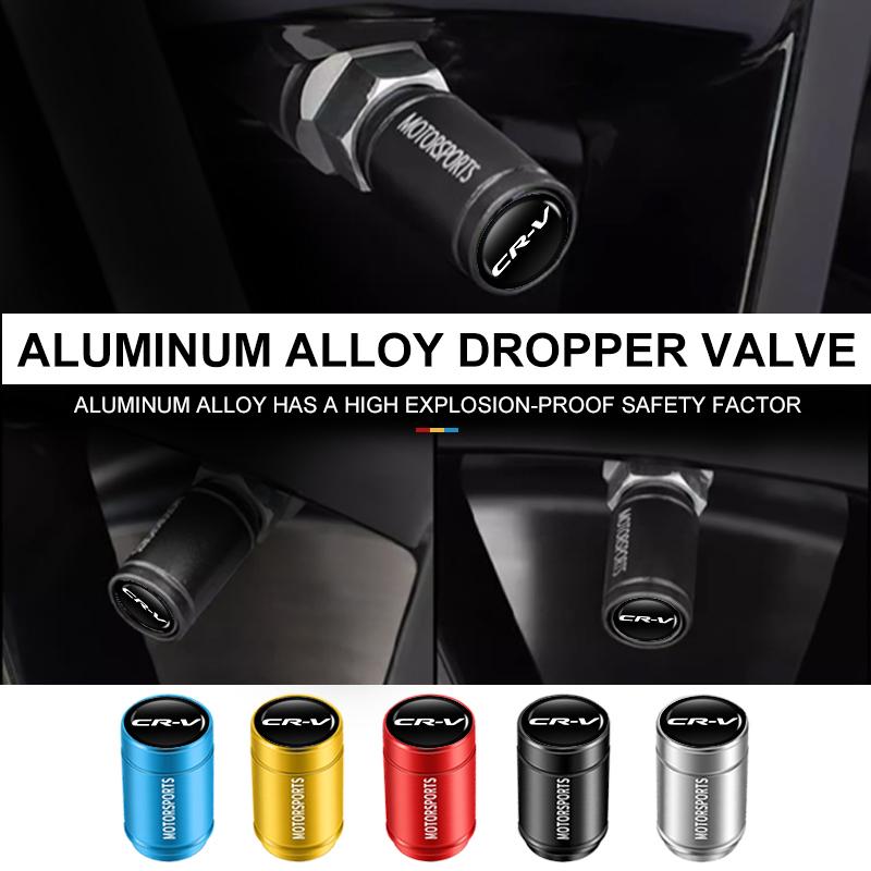 4pcs Car Logo Tire Valve Cover Alloy Wheel Tyre Stem Dust Cap For Honda Accord 9 10 9th 10th 2014 2015 2016 2017 2018 2019 cwvc57