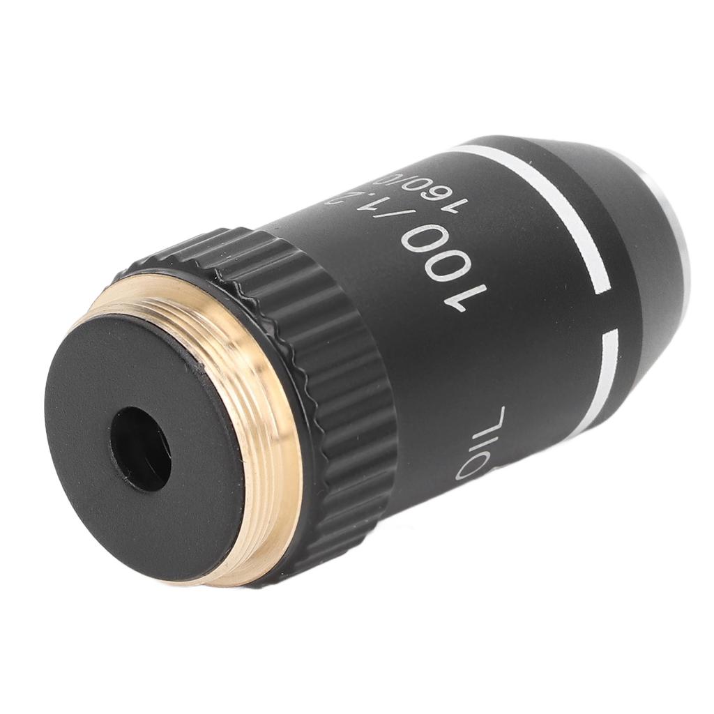 Mikroskop-Objektiv Ersatz 100X Vergrößerung Hochleistungsobjektiv 20,2mm Schnittstelle