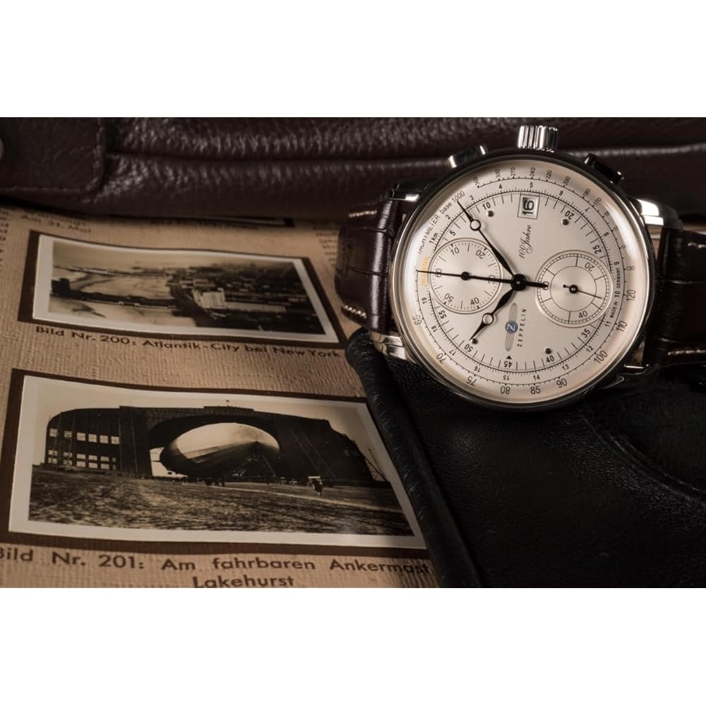 ZEPPELIN Men's Watch, 100th Anniversary, White Dial, 86701 [Parallel Import]