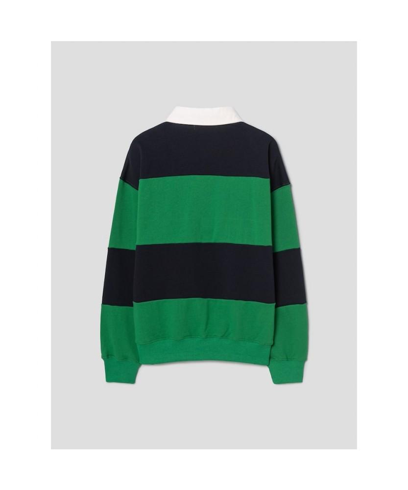 8seconds Collared Rugby T-Shirt Green