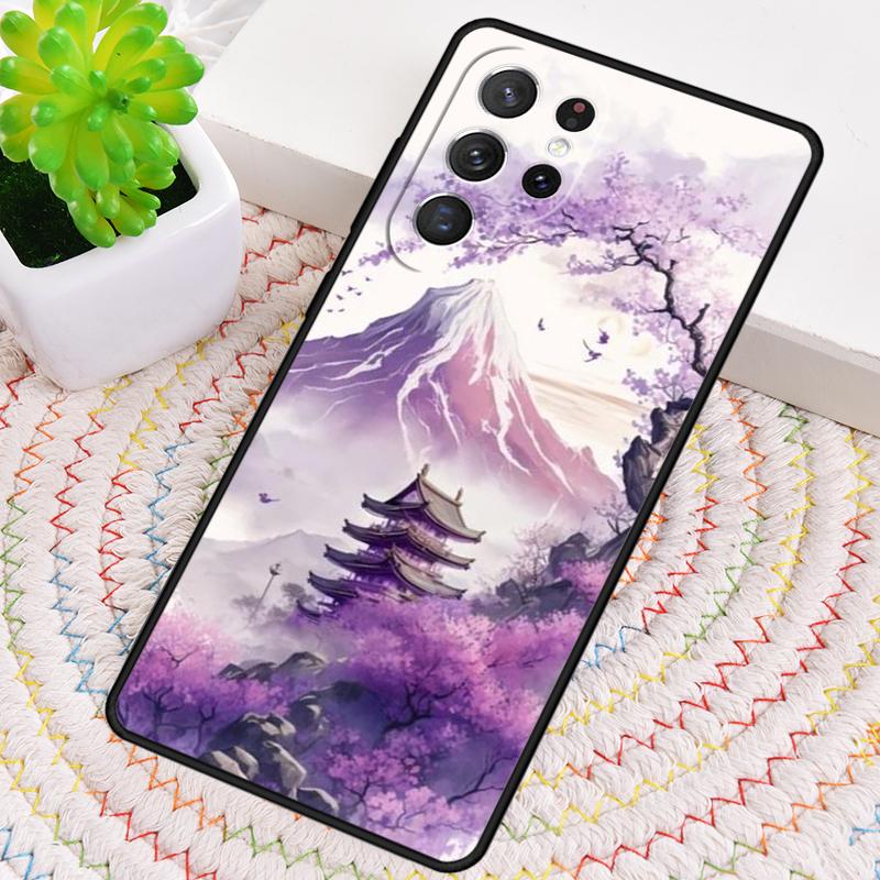 Japan Scenery Silicone Phone Case For Samsung Galaxy Note 10 Pro S26 S25 S24 S23 S22 S21 Plus S25Ultra Capa Cover