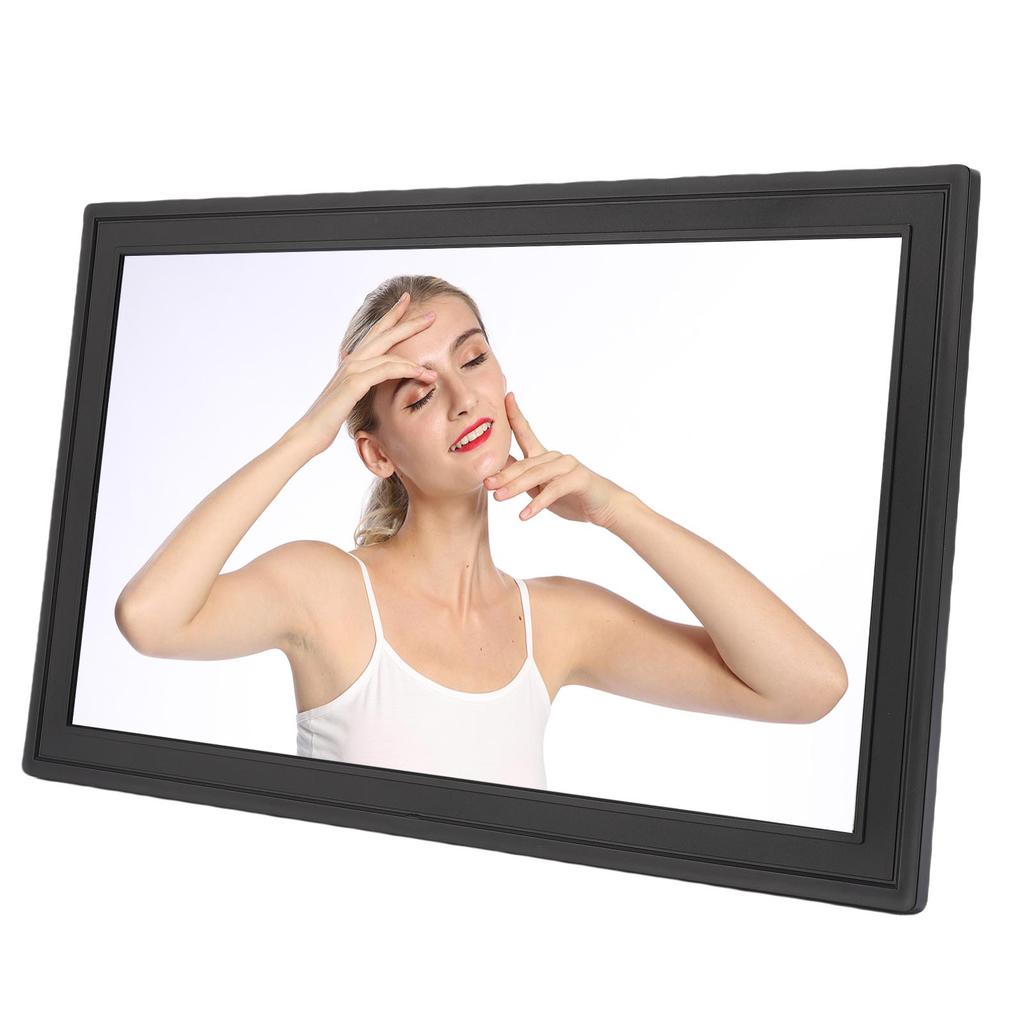Digital Photo Frame 18.5 Inch LED LCD Touch Screen 32GB WiFi Electronic Picture Frame Black US Plug