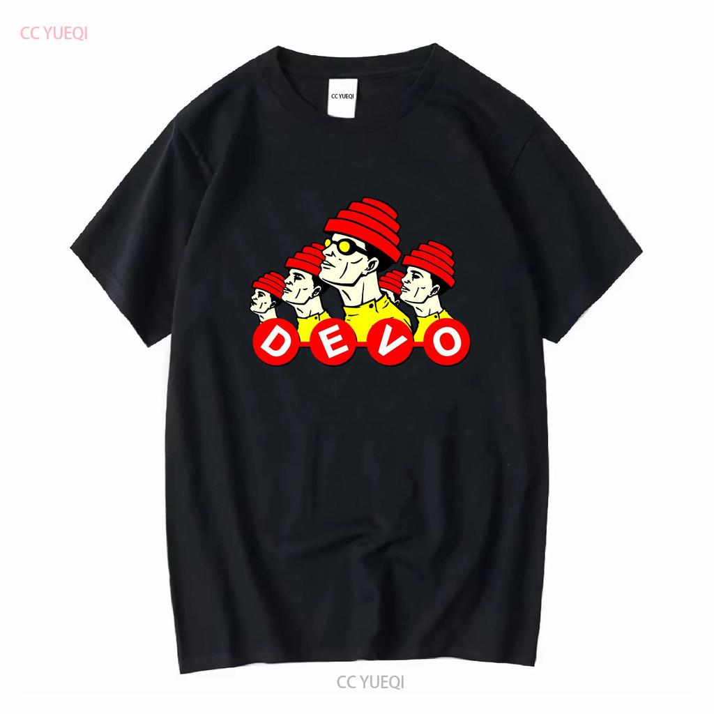 Devo Energy Dome Xl Black T Shirt Long Or Short Sleeves Vintage Washed Graphic Top For Everyday Wear Streetwear