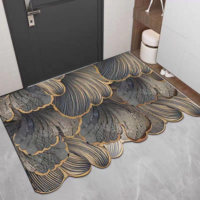 Diatomaceous Earth Doormat Simple and Elegant Non-slip and Wear-resistant Absorbent and Stain-resistant Cuttable