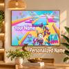 Custom Name Fall Guys 5D Diamond Painting Personalized Full Drill Diamond Art Kit Gift