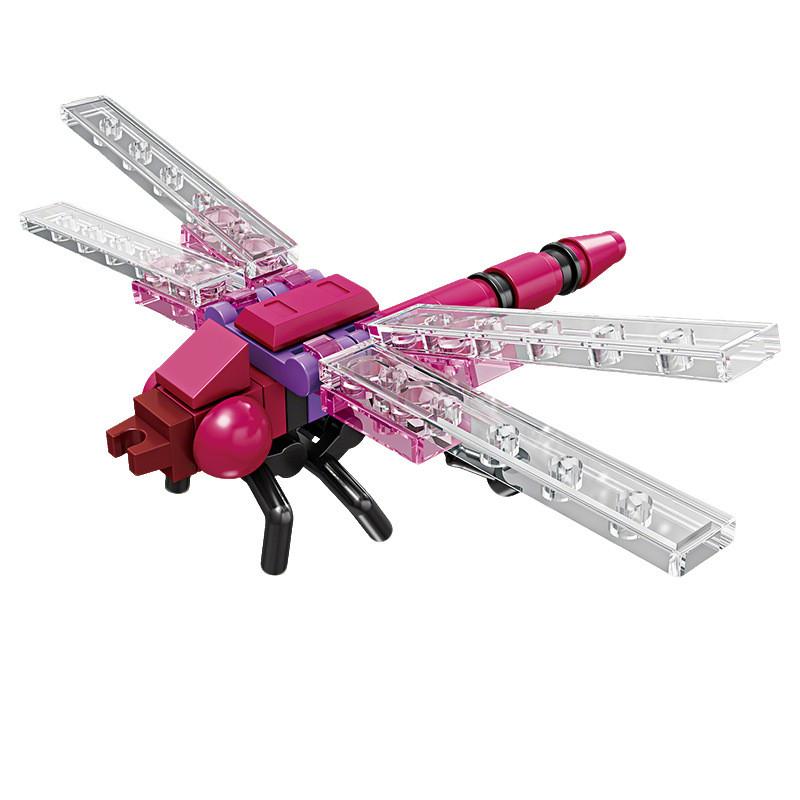 MOC Cartoon Animals Building Blocks Cute Insect Butterfly Mantis Model Home Decoration Puzzle Assemble Toys For Kid Gifts
