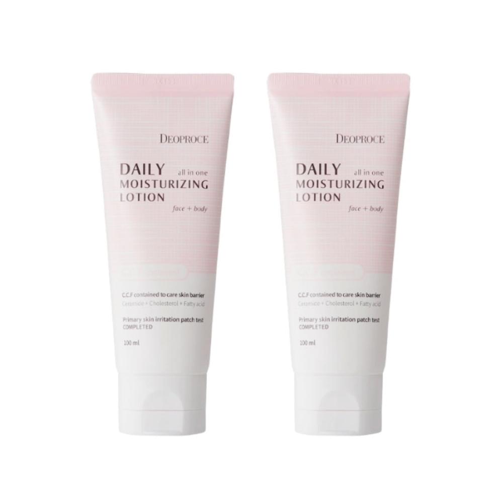 Deoproce Daily Moisturizing All in One Lotion 100ml*1ks/2ks/3ks/4ks