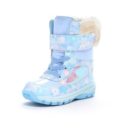 Snow Boots MF WC061 Saxophone Blue Cm 2E [Moonstar] Girls' 17.0