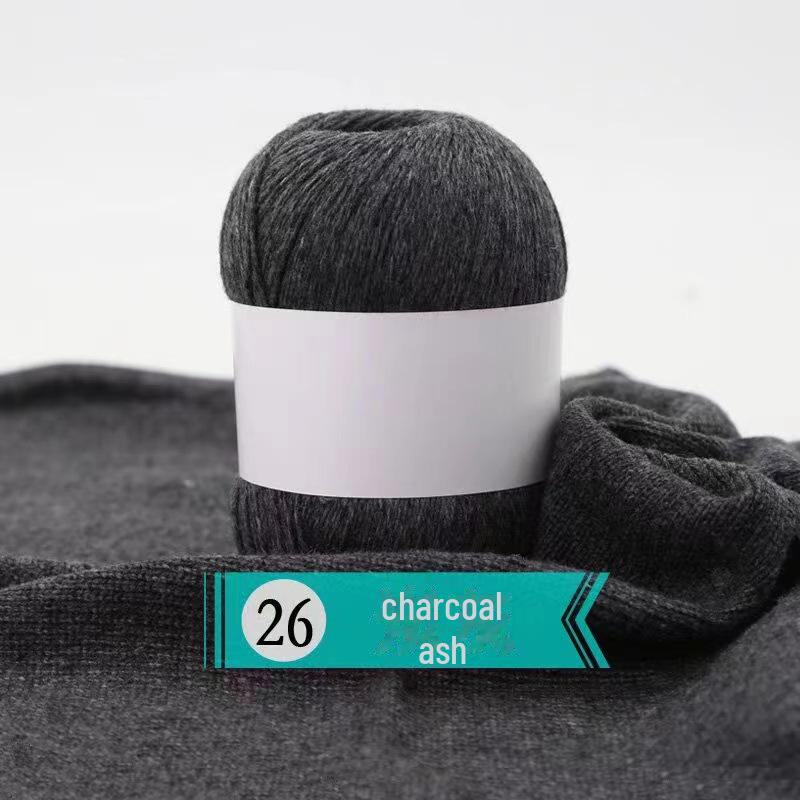 Hand-woven Cashmere Yarn - 3 Ply Soft Wool for Sweaters - Spot Processed Ball of Yarn