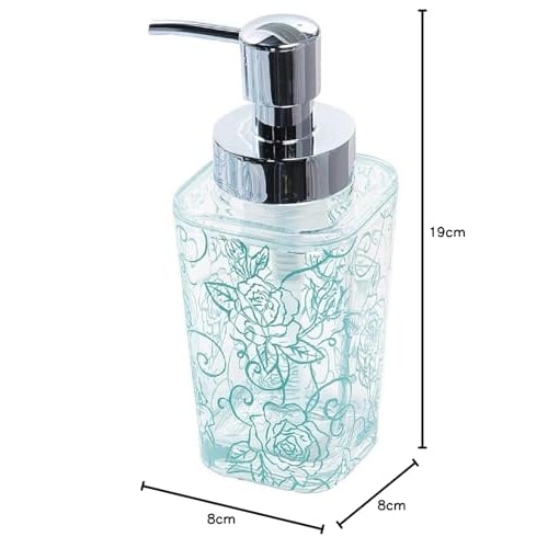 Senko Clear Rose Mousse Bottle for Foam, Light Blue, 42915