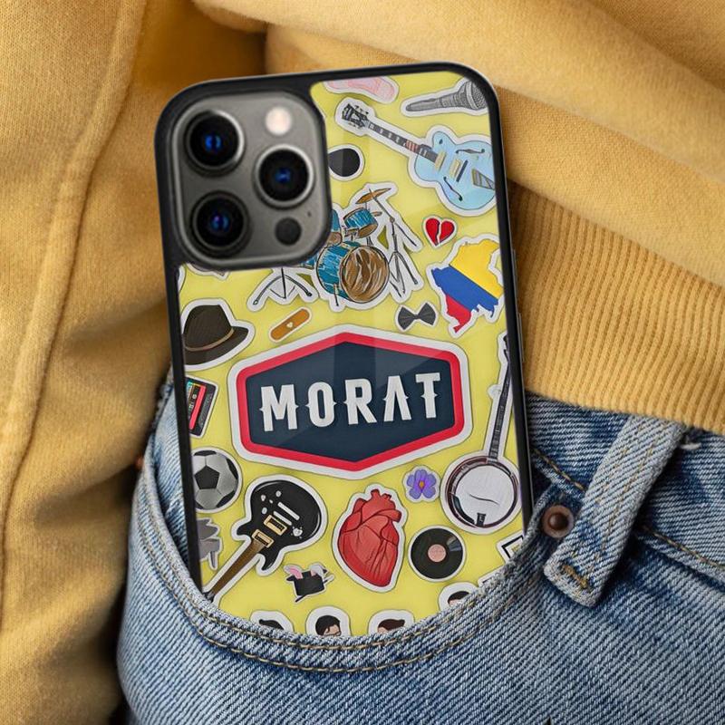Morat Band Soft Phone Case for iPhone 17 Air 16e Pro max 15 Pro 13 14 Plus 11 12 MagSafe Magnetic Coque