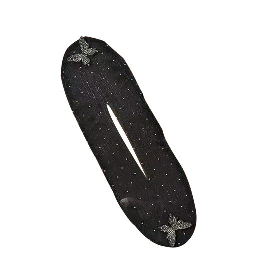 Hair Band Easy to Use French Spiral Hair Tie with 3D Mesh Yarn Flower Decor Wire Bun Maker Hair Accessories