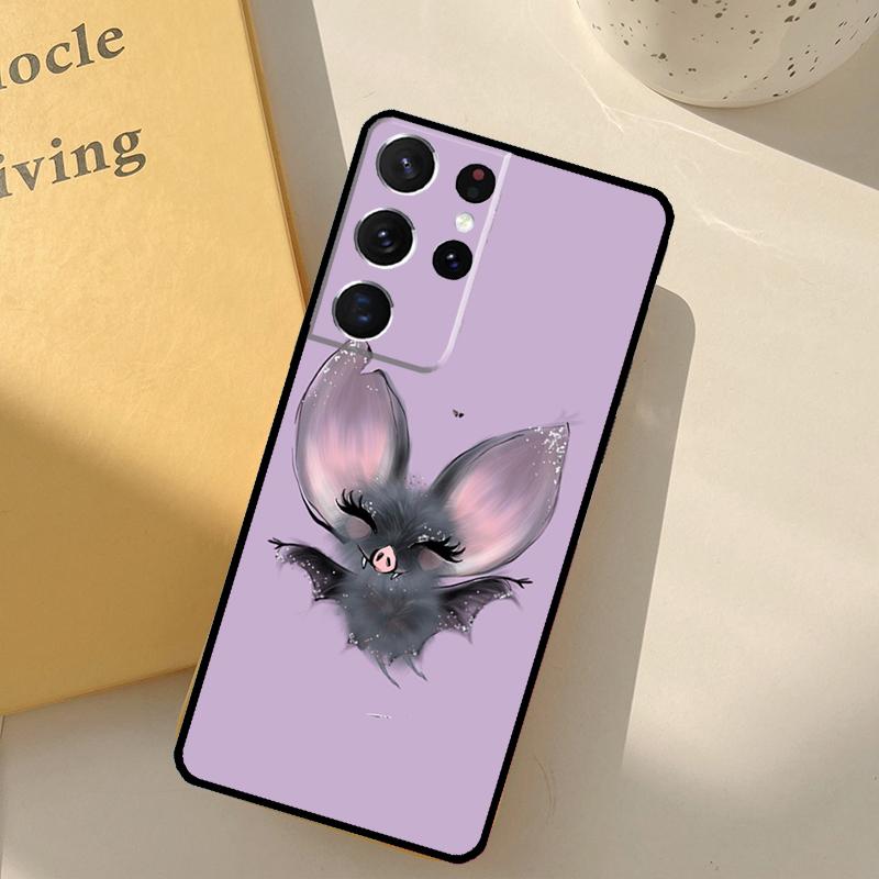 

Чехол для телефона с летучей мышью на Хэллоуин для Samsung Galaxy S25 S20 S21 S22 S23 S24 Ultra S9 S10 Plus S25 FE Защитный корпус Galaxy S21Ultra