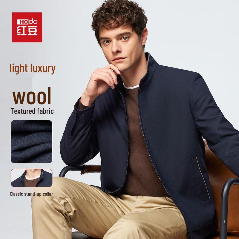 

Hodo Мужская куртка в стиле business casual из смесовой шерсти со стойкой 3XL