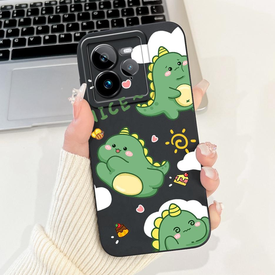 For Realme GT7 Pro 5G Case RMX5010 Cute Fashion Cartoon Cover Soft TPU Phone Case For Realme GT 7 GT7 T GT7T 5G Back Cover Coque