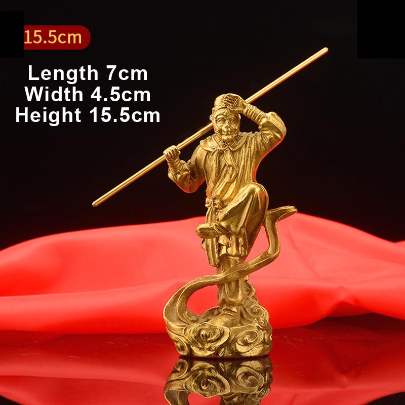 

Brass Monkey Buddha Sculpture Qi Tian Da Sheng Creative Decoration Home Decor, Living Room, Bedroom, Office, Desktop Crafts, 1Pc