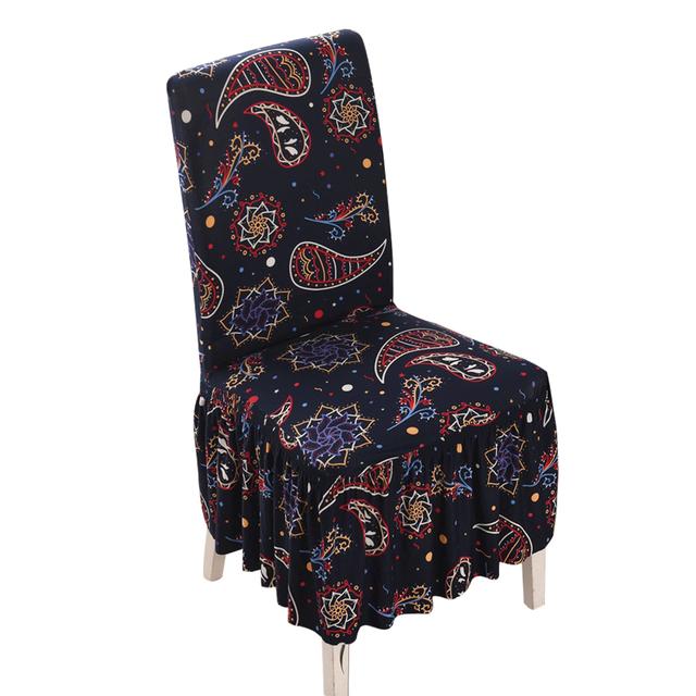 Stretch Spandex Dining Chair Cover Protectors Super Fit Banquet Event Chair Seat Slipcovers For Hotel Use And Wedding Occasion Ceremony Chair Skirt
