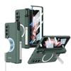 For For Samsung Galaxy Z Fold 7 6 5 4 3 5G Case Magsafe Wireless Charging Magnetic Hinge Pen Holder Stand Screen Protect Film Cover