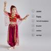 Yong Dajia Yi Girls Jasmine Princess Anime Costume - Women's Belly Dance Halloween Outfit Set