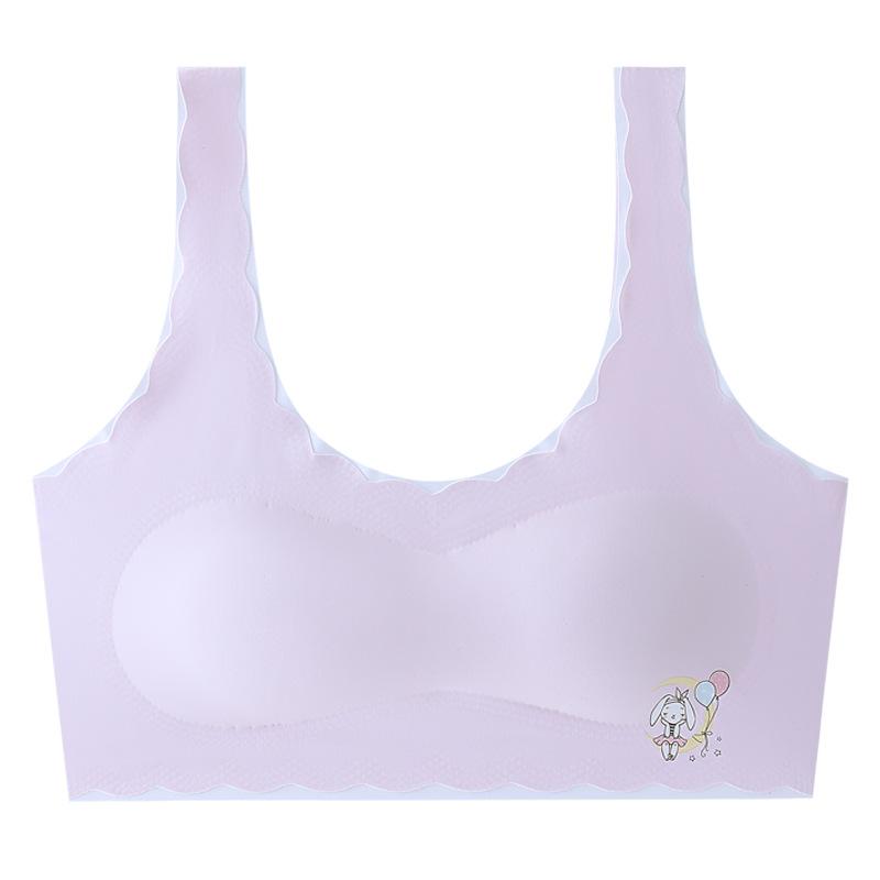 Traceless Girls Underwear Youth Development Girls Junior High School Students Older Children Girls Bra Student Vest