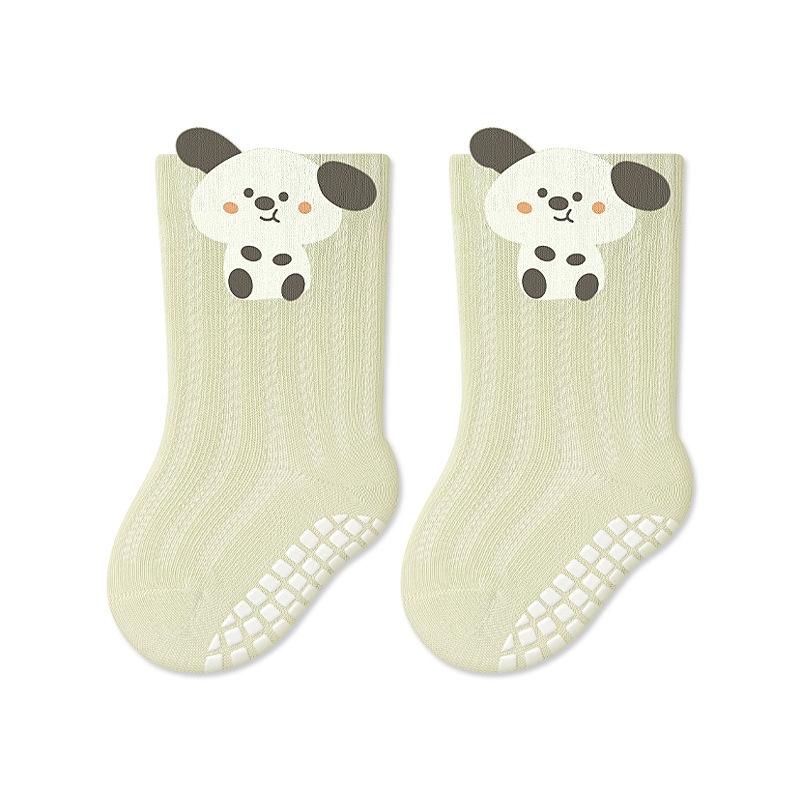 Baby Girls Socks Soft Cartoon Cotton Non-slip Socks Children Girl Mesh Anti-slipping Socks Indoor Floor Socks