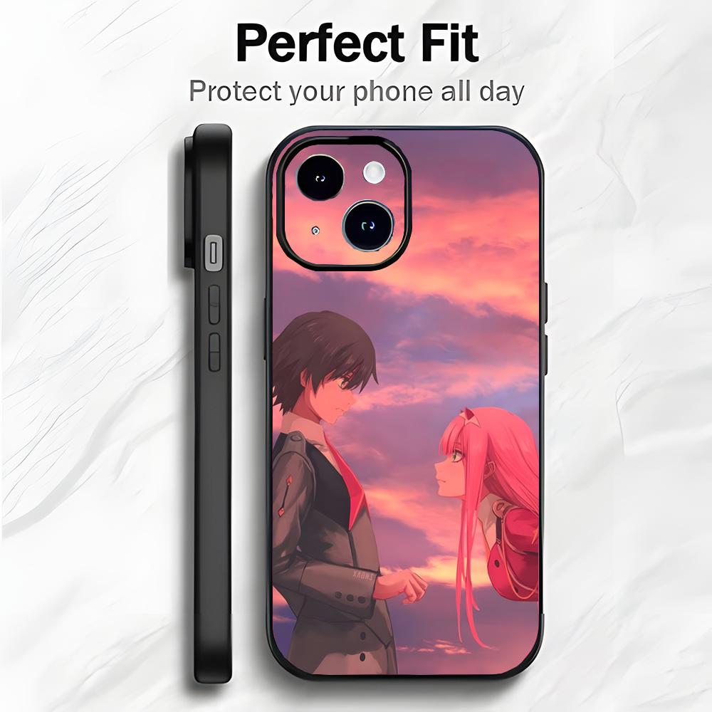 Japanese Anime 02 D-DARLING in the FRANXX Phone Case Phone Case Soft Packaging Lightweight For iPhone17 16 15 14 13ProMax