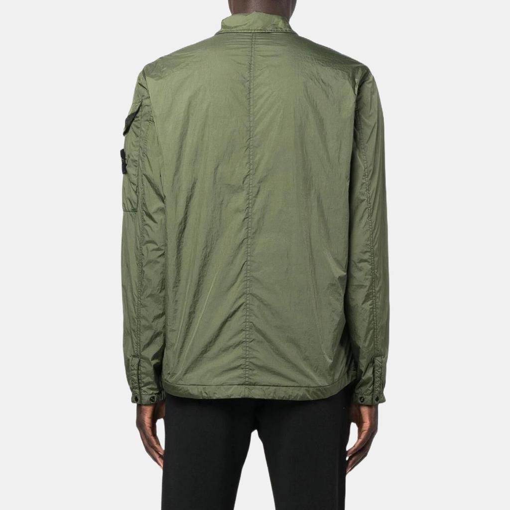 STONE ISLAND FW22 Solid Color Zip Long Sleeve Jacket Men Jacket Green 771510223-V0058