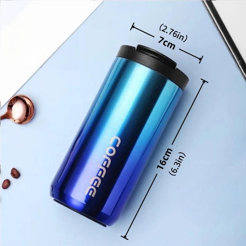 400ML Thermo Cafe Coffee Mug  Leakproof Travel Thermo Water Bottle for Tea Water Coffee Vacuum Flasks Portable Insulated Bottles