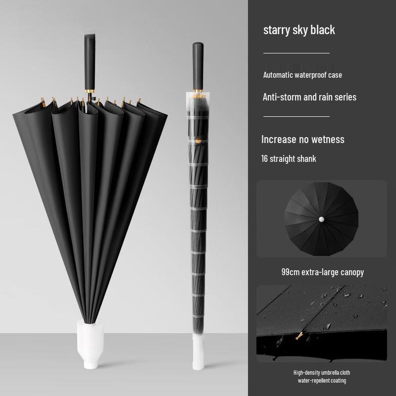Zhuochuang Jingpin 24-Rib Automatic Long Handle Umbrella