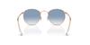 Rosegold 50 Round Metal Sunglasses RB3447 Ray-Ban Men's