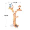 Mini Branches d'Arbre Artisanat en Résine Miniatures Hibou Maison de Jardin de Fées Kit Poupées Ornements de Noël Accessoires de Décoration Intérieure Figurines