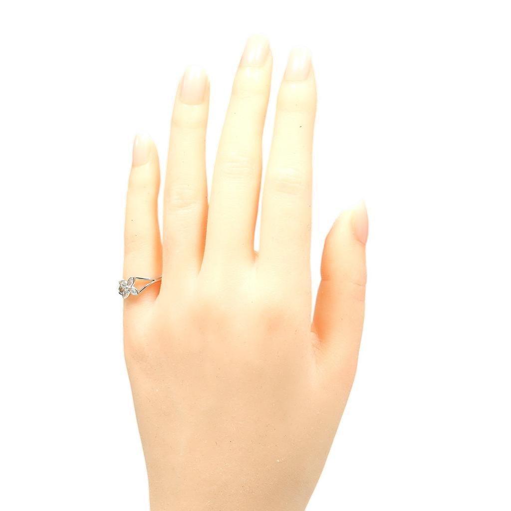 TIFFANY&Co. Victoria Ring Pt950Platinum/diamond #4.9(US Size) 2.78g Women Used