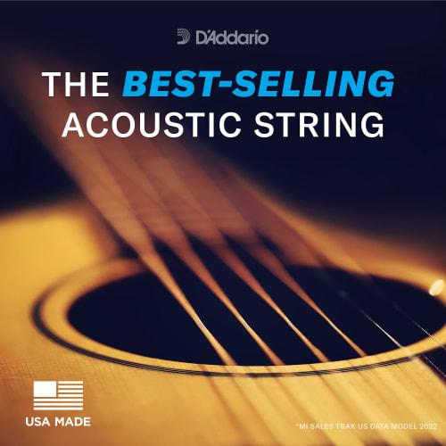 D'Addario Phosphor Bronze Light Acoustic Guitar Strings, 12-String, .010-.047, EJ38