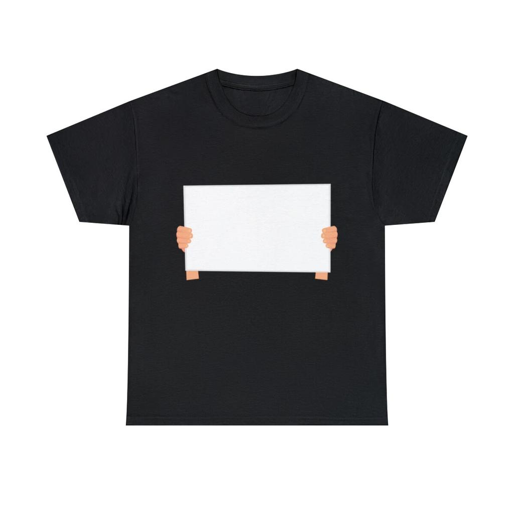 China Protest Solidarity Blank Sign Graphic Tee Shirt, S-5XL