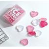 15 Pack Heart Shaped Reusable Ice Cubes Pure Water Reusable Ice Cubes for Drinks Whiskey Vodka Coffee