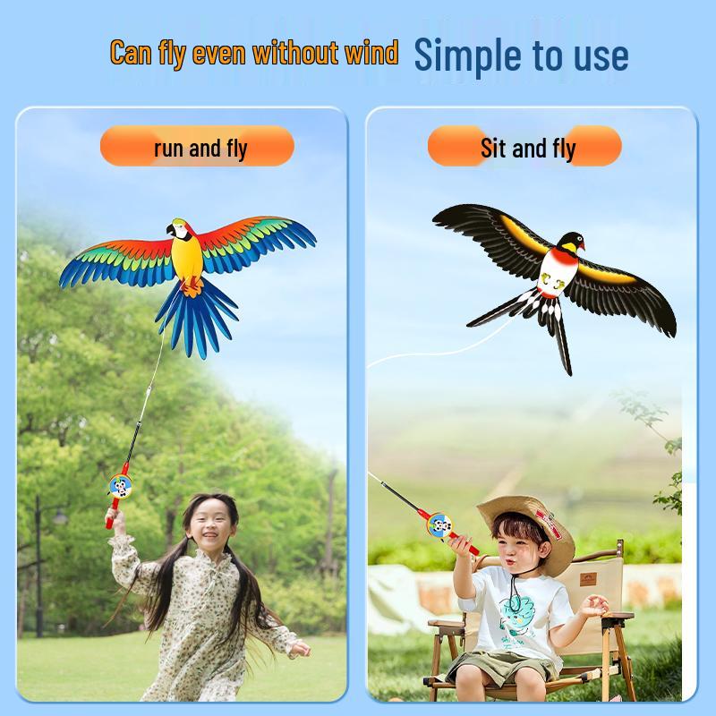 Easy-Fly Mini Cartoon Swallow Kite: Perfect Small Handheld for Kids
