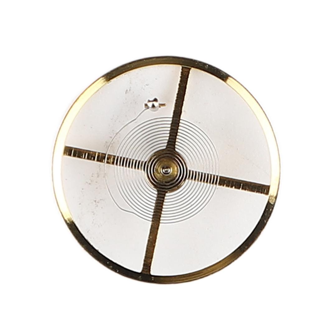 8205 Watch Movement Balance Wheel Alloy Full Swing Hairspring Watch Repair Accessories Golden