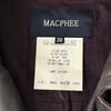 MACPHEE by Tomorrowland Sheepskin Leather Coat Dark Brown Women’s M/38 Double-Breasted(USED)