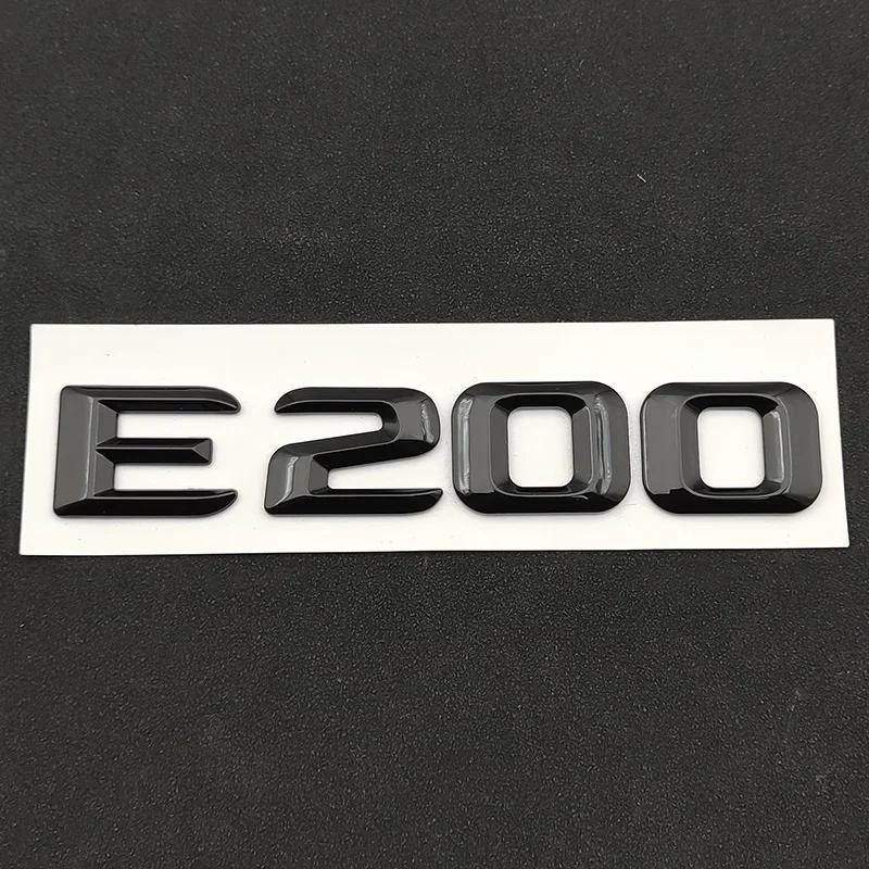 3D ABS Self-adhesive Letters For Car Stickers For Mercedes-Benz E200 E220 E260 E320 E350 CDI 4matic Emblem Trunk Accessories