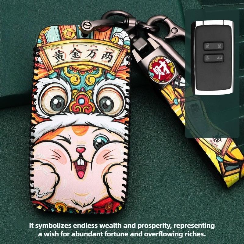 2025 Key Case Cover Fob for Koleos Austral Kadjar Clio Megane Captur Arkana Zoe Scenic Dacia Sandero Duster Logan Jogger