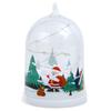 Luminous Christmas Snow Globes Lamp Glowing Santa Claus Xmas Decoration Night Light Battery Operated Snowman