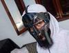 MF Doom Маска Гладиатора Безумный Злодей 18G Мягкая Сталь Лицевая Броня Реплика Хэллоуин