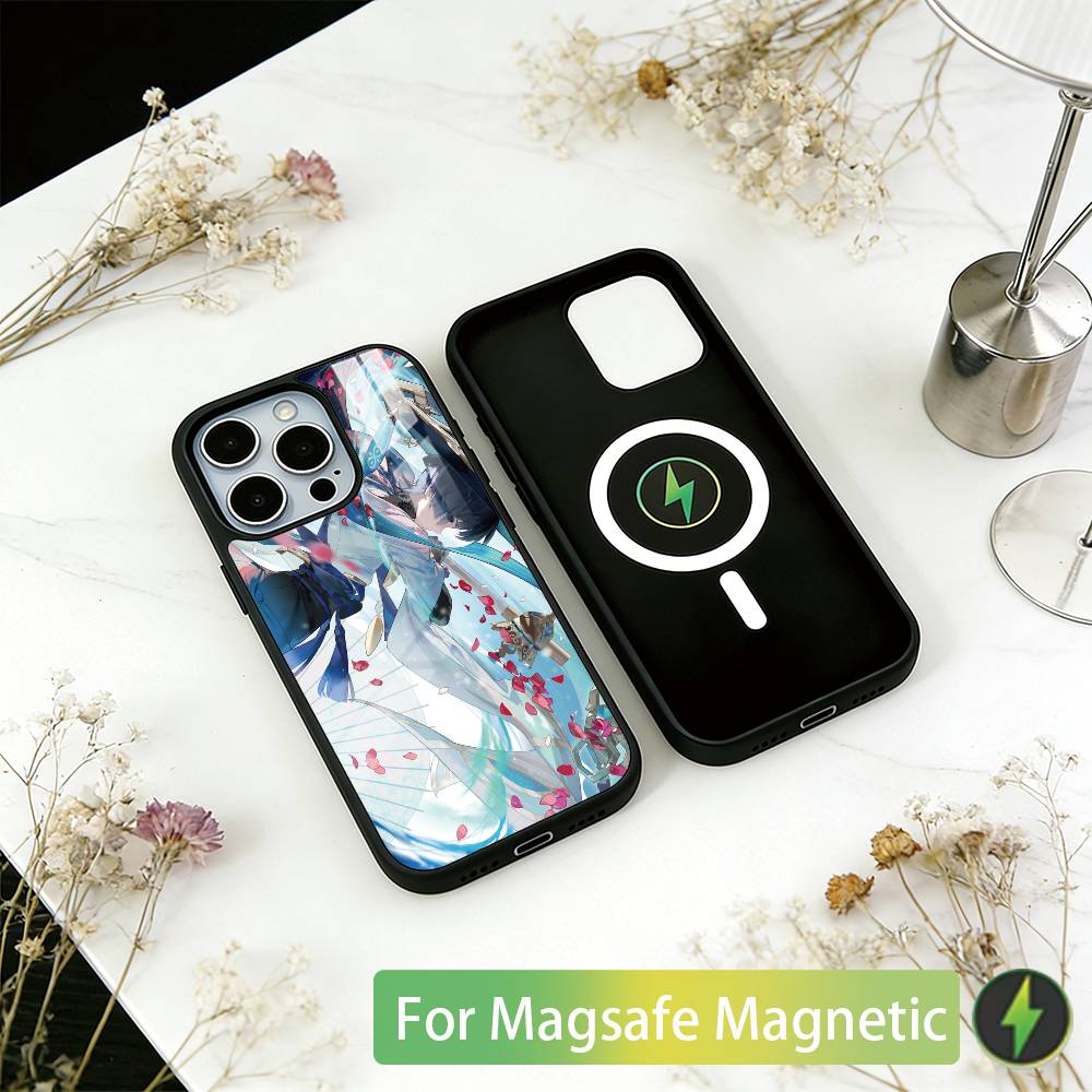 

Genshin impact Wanderer Phone Case For iPhone17,16,15,14,13,12,11 Plus,Pro Magnetic For Magsafe Wireless Charging iPhone14Pro