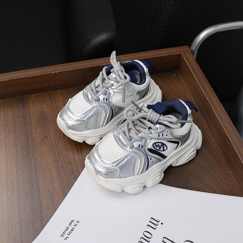 

Детская обувь Папины туфли Новые сетчатые Большие детские дышащие туфли Девочки Детская спортивная обувь Детская новинка осень 36