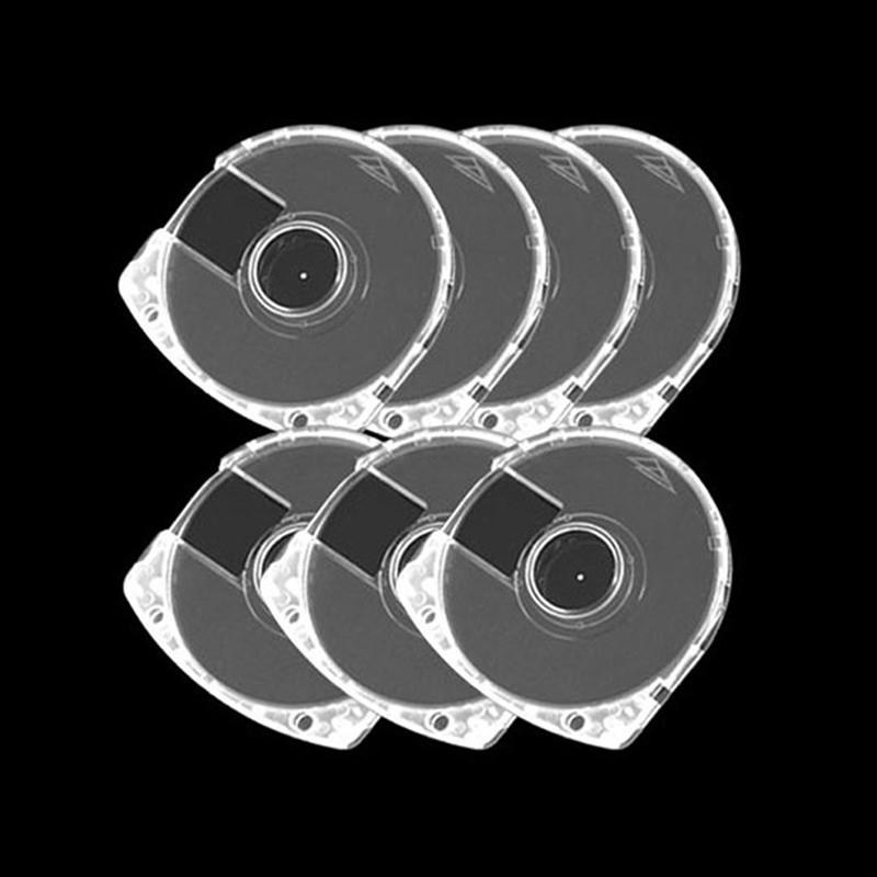 5Pcs Transparent Replacement Game Disc Storage Shell Cover Optical Disc Case Shell For PSP1000/2000/3000