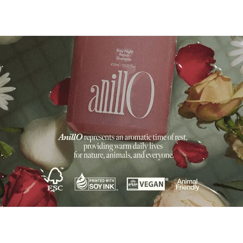 anillo Rosy Nachtreparatur-Shampoo