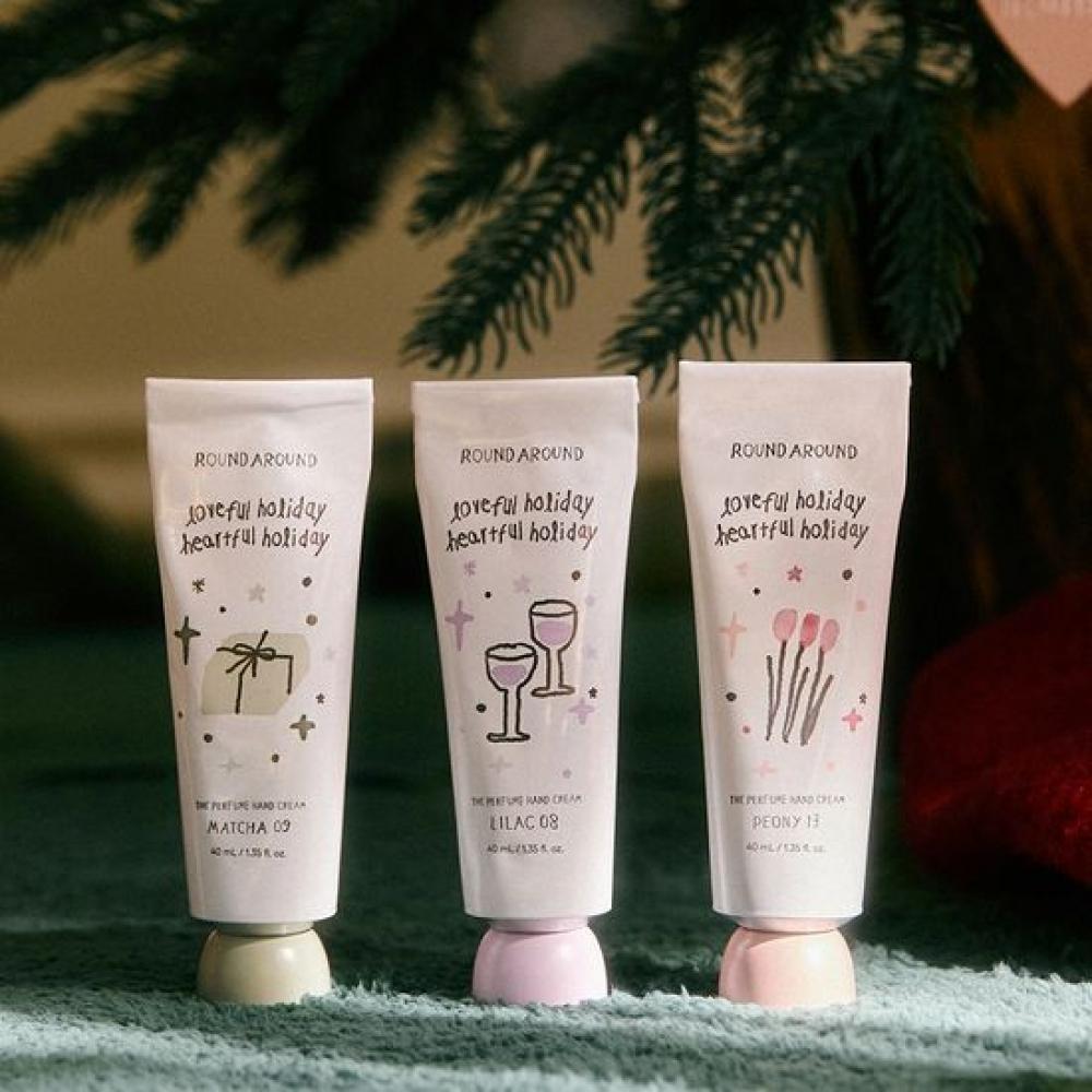 

Roundaround [ограниченный выпуск] Roundaround The Perfume Hand Cream Lovefull Holiday Set 3 типа + бесплатный брелок Lovefool Lilac 08 + брелок Lovefull