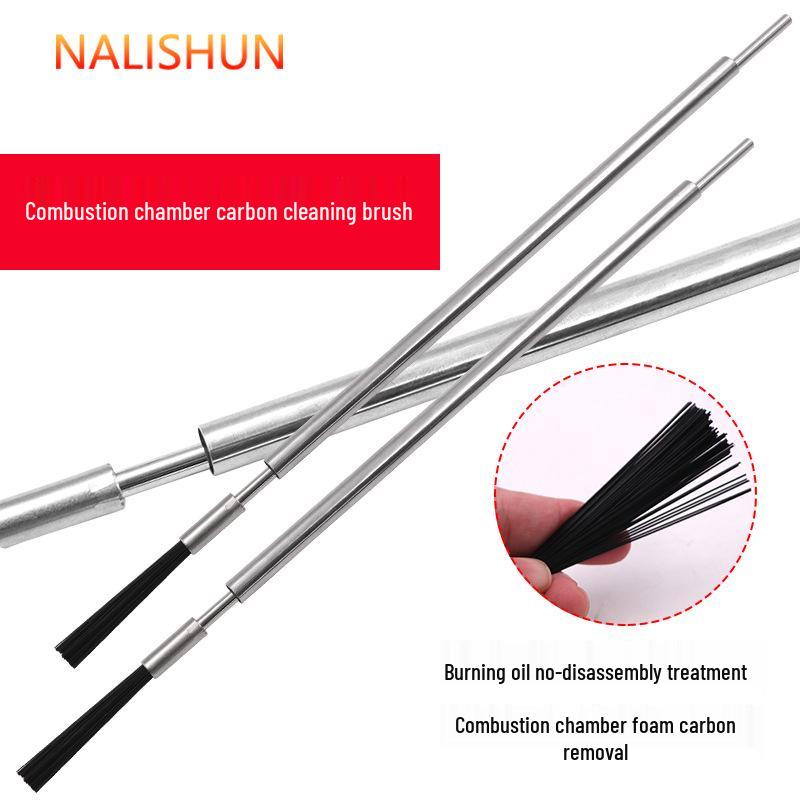 Kartáč na čištění karbonových usazenin pro spalovací komoru motoru