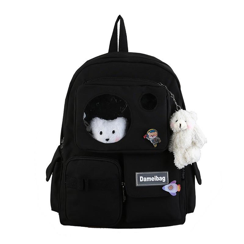 New Cartoon Backpack Student School Bag Leisure Multifunctional Travel Backpack